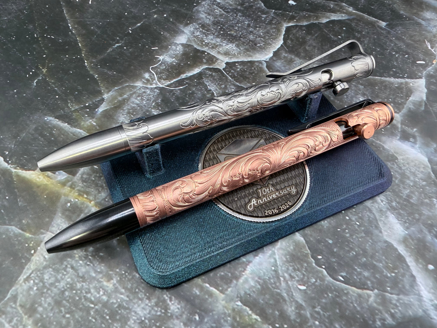 10th Anniversary Hand Engraved Pen